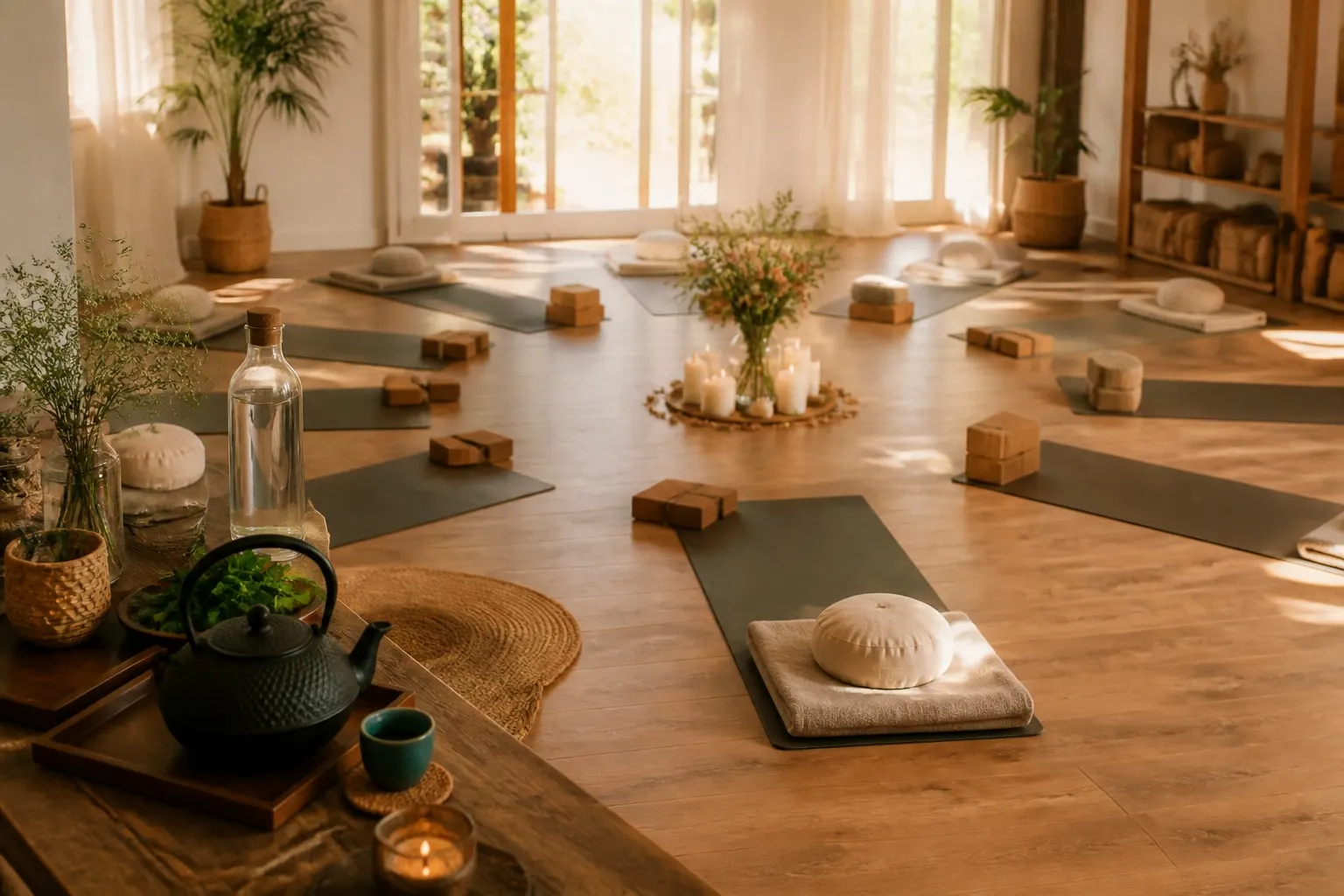 Workshop yoga cuối tuần: cách tổ chức thu hút hội viên