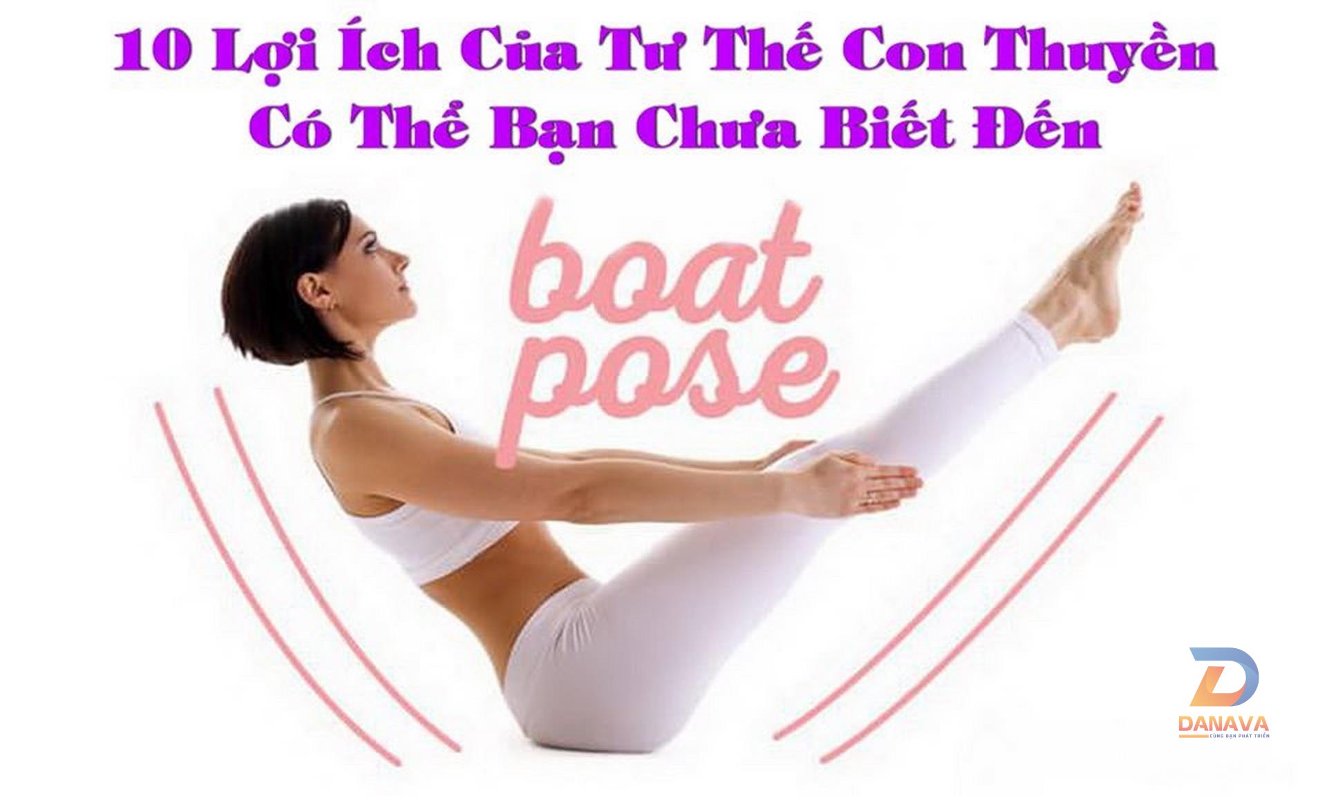 Người tập thực hành tư thế Con Thuyền