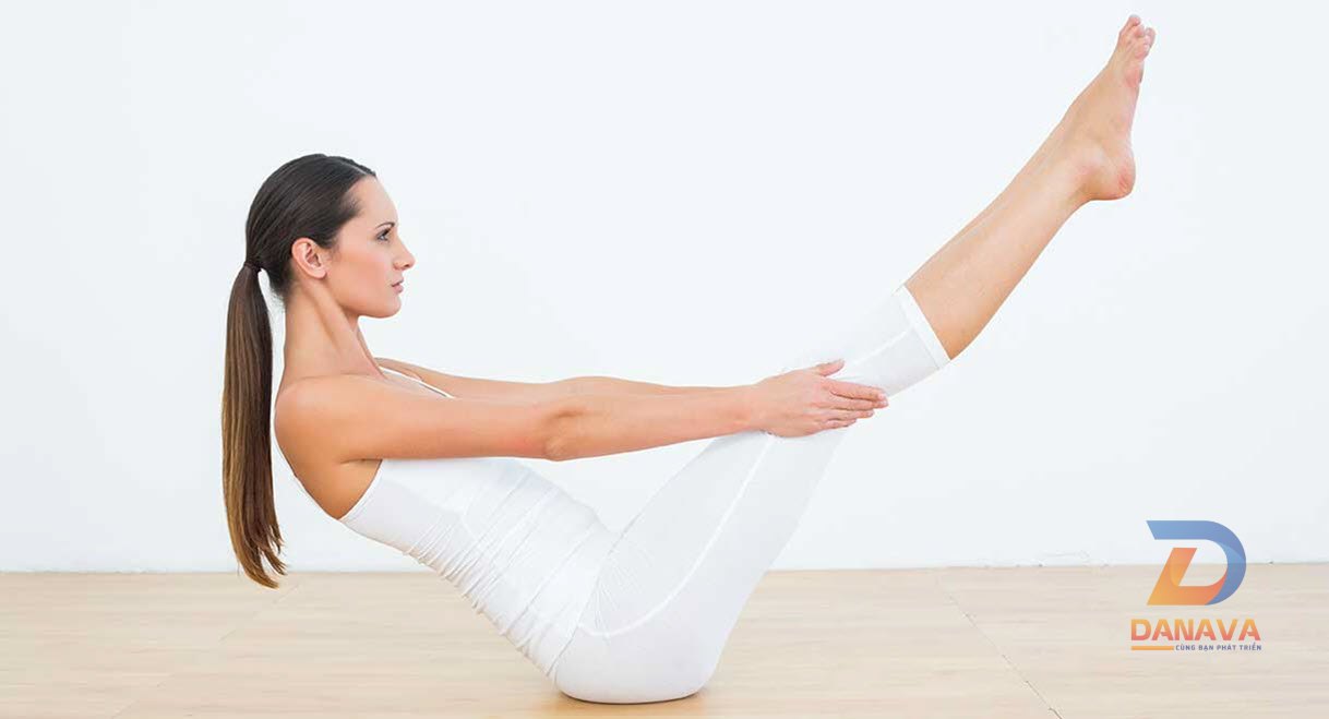 Minh họa tư thế Con Thuyền trong yoga