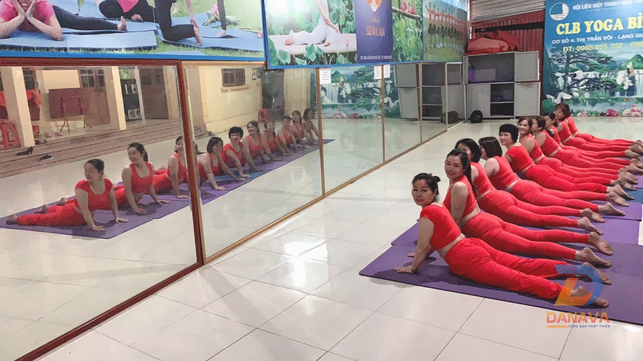 Không gian tập yoga bình an