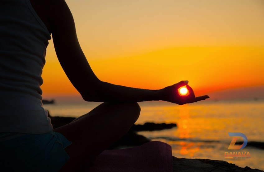 Người tập yoga thư thái