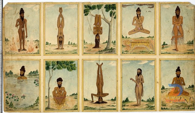 Hình ảnh yoga cổ xưa