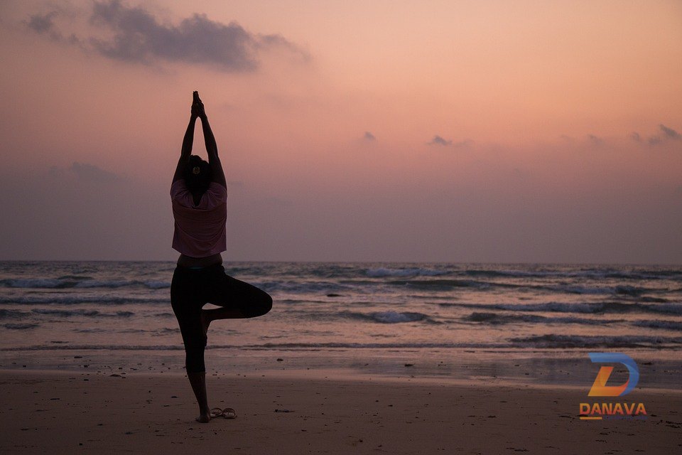 Người tập yoga trong trạng thái an yên